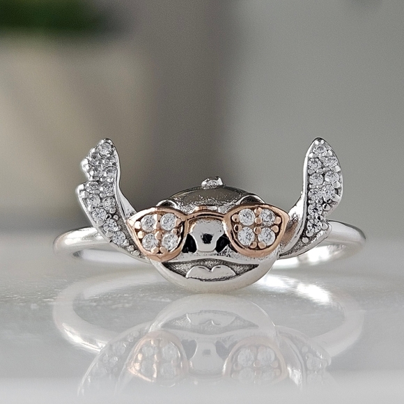 Disney Stitch ring, 925 Sterling Silver Charmed Aroma - Picture 3 of 5